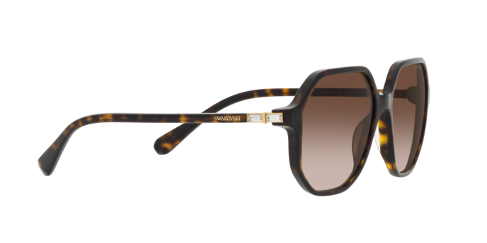 Swarovski Womens Alensa Geometric Sunglasses In Havana Brown