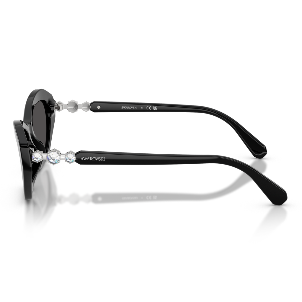Swarovski Womens Oculos Solar Sunglasses In Black/Grey