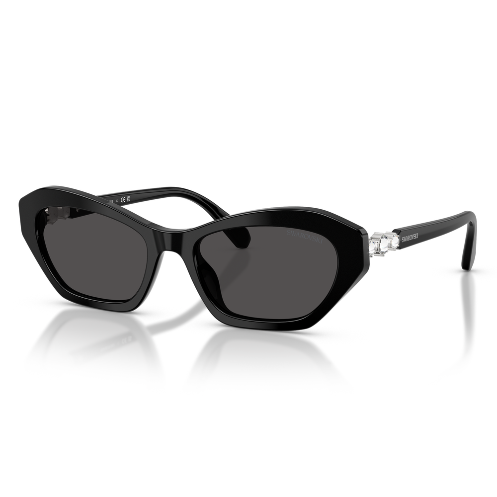 Swarovski Womens Oculos Solar Sunglasses In Black/Grey