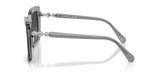 Swarovski Womens Oversized Square Sunglasses In Transparent Gray
