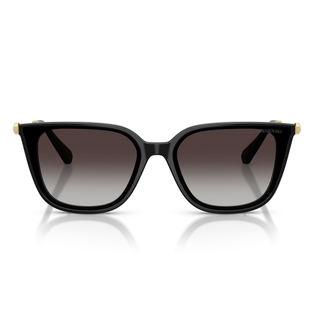 Swarovski Womens Sunglasses In Black/Gold/Grey