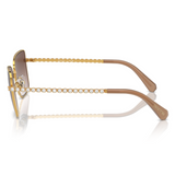 Swarovski Womens Sunglasses In Gold/Brown