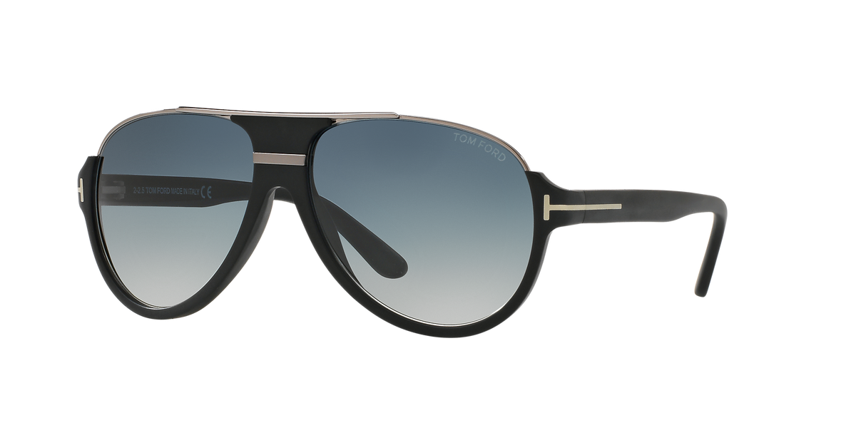 Tom Ford Dimitry Unisex Sunglasses In Black & Light Gold