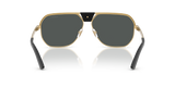 Versace Mens Aviator Sunglasses In Black/Gold