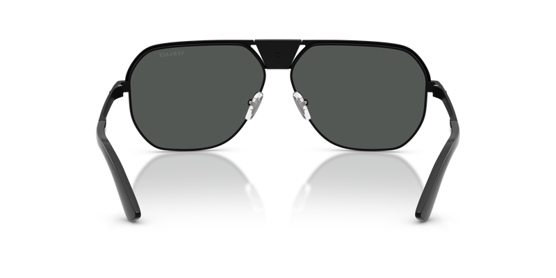 Versace Mens Aviator Sunglasses In Black