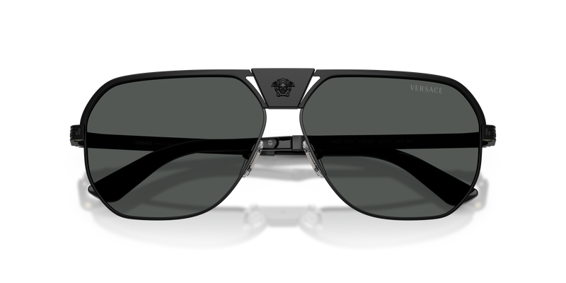 Versace Mens Aviator Sunglasses In Black