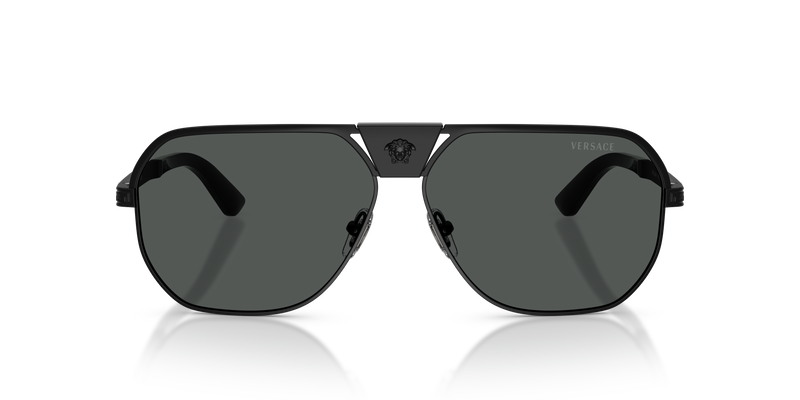 Versace Mens Aviator Sunglasses In Black
