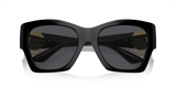 Versace 55 Sunglasses For Womnen In Black