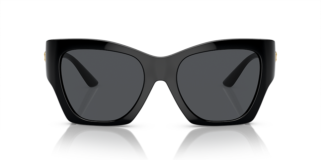 Versace 55 Sunglasses For Womnen In Black