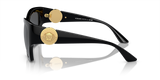 Versace 55 Sunglasses For Womnen In Black
