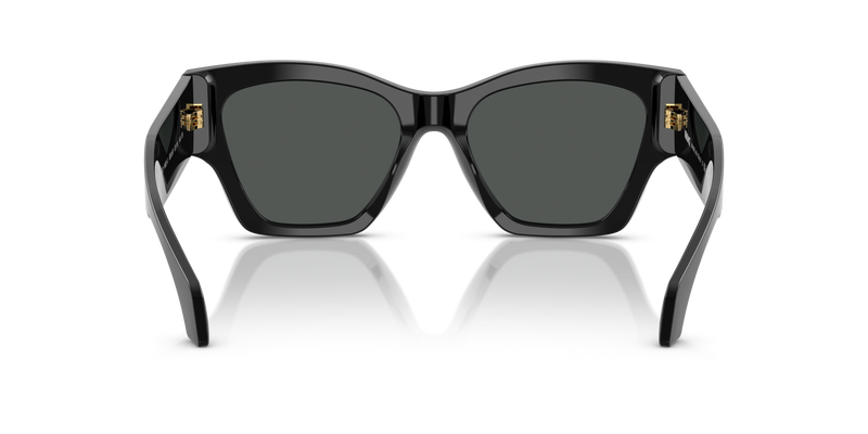 Versace Womens Cat-Eye Square Sunglasses In Black