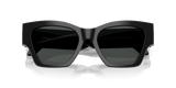 Versace Womens Cat-Eye Square Sunglasses In Black