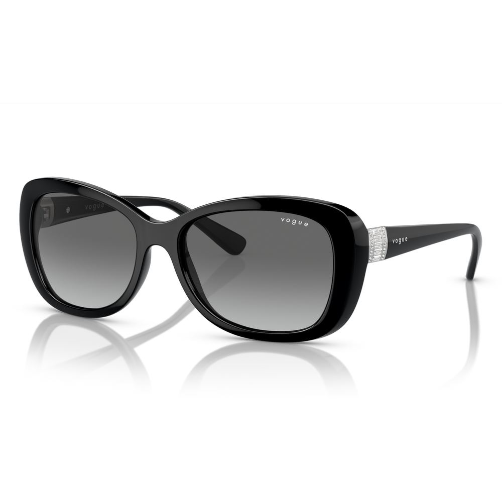 Vogue Butterfly Womens Sunglasses In Black