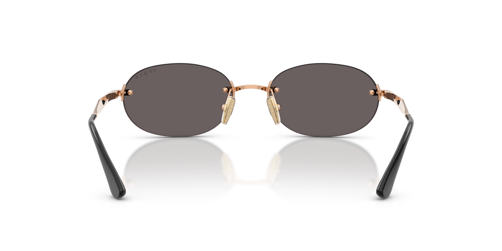 Vogue Womens Rimless Sunglasses In Gold