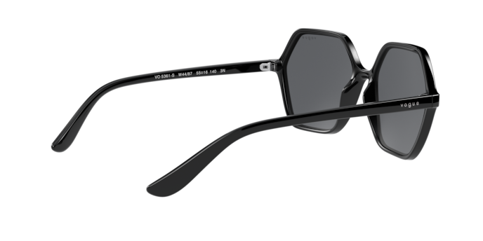 Vogue Hexagon Frame Sunglasses For Women In Black