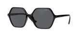 Vogue Hexagon Frame Sunglasses For Women In Black