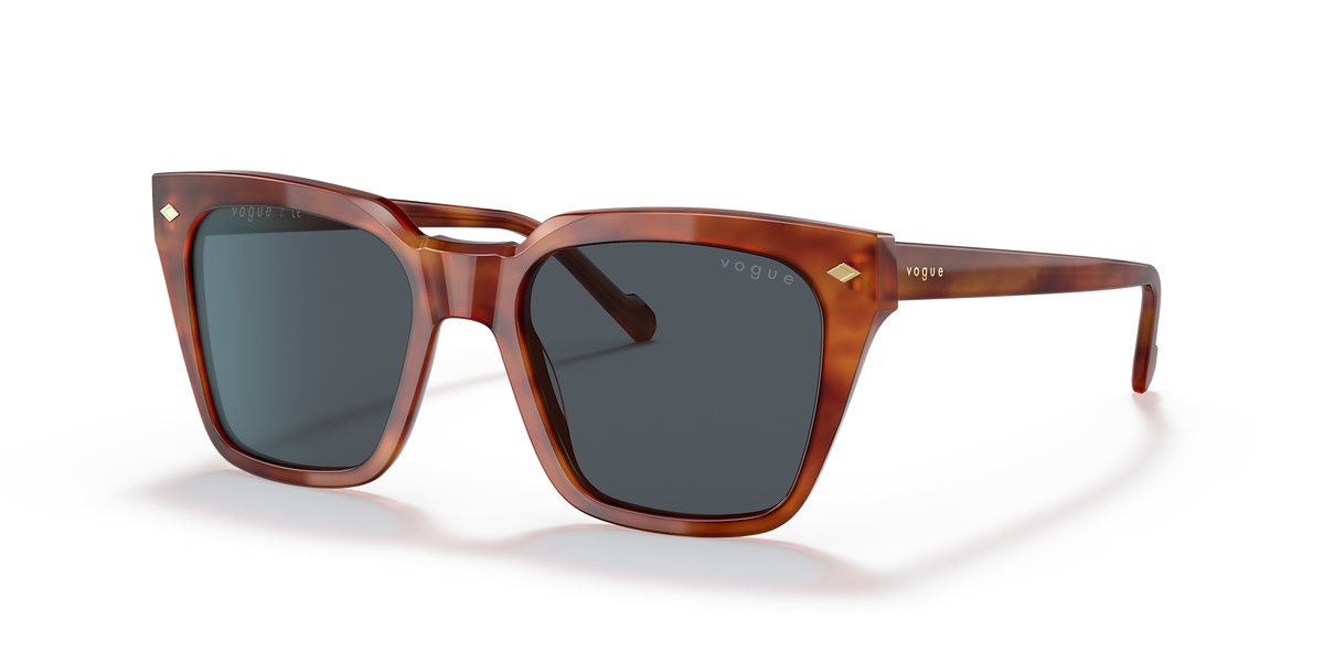 Vogue Grey Lens Sunglasses For Women In Rust