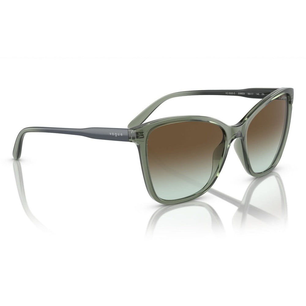 Vogue Unisex 56 Sunglasses In Green