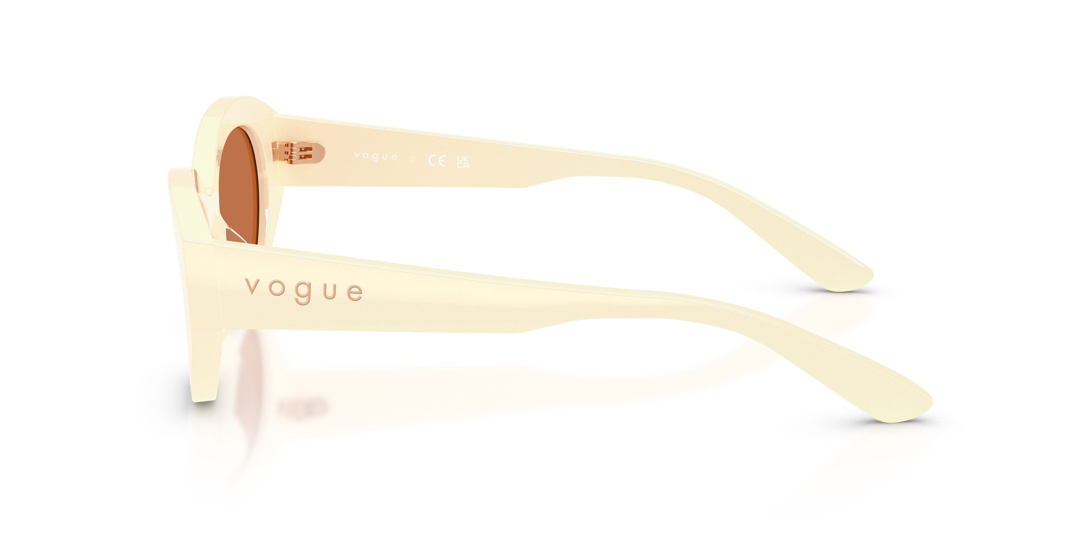 Vogue  Lentes De Sol Sunglasses For Women In Cream