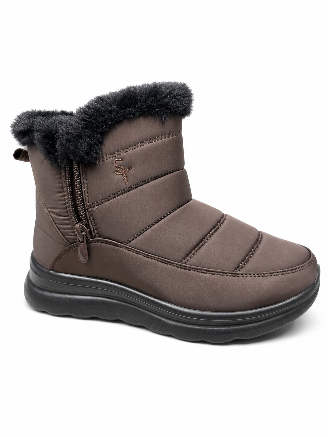 Savoy Ladies Ankle Boot In Brown