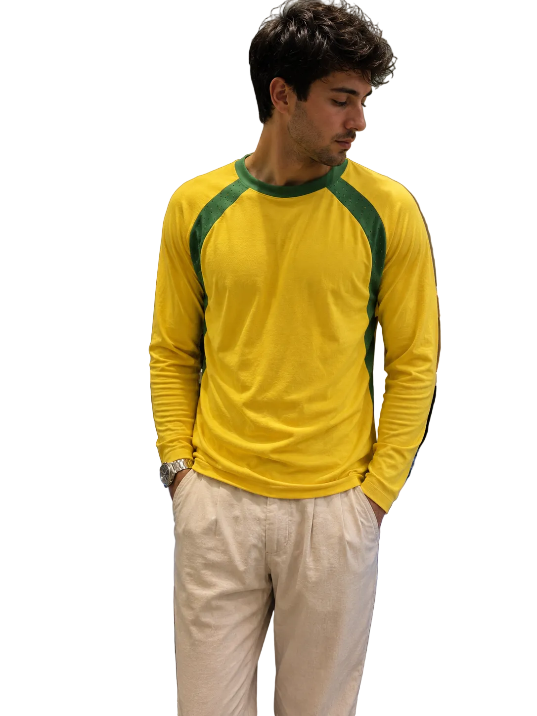 South Africa Replica Long Sleeves T-Shirt In Yellow