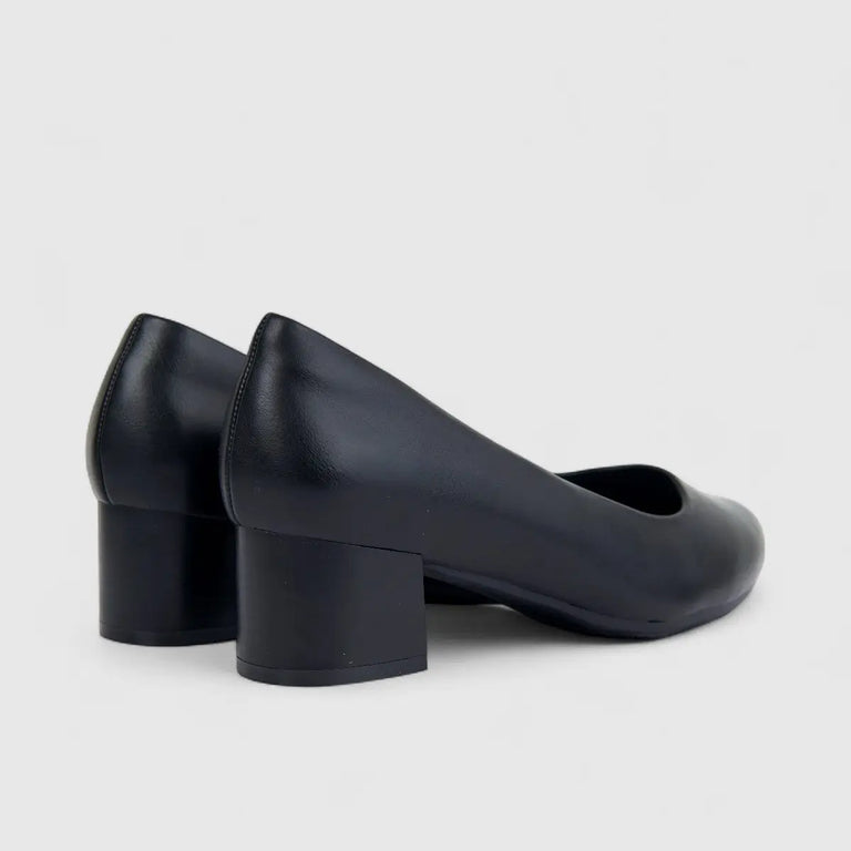 Hush Puppies Ladies Soft Fynn Heels Black
