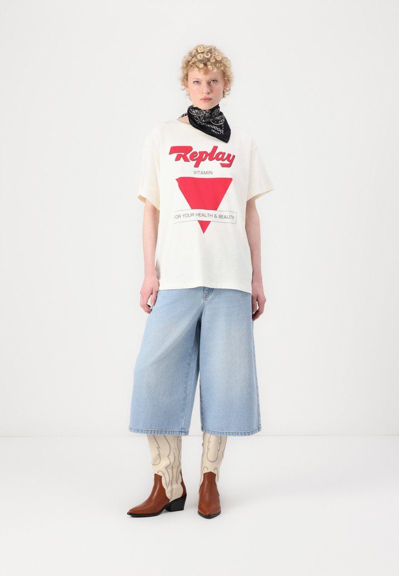 Replay Unisex White T-Shirt