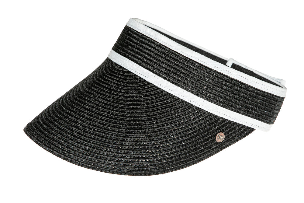 Chapman Womens Peak Hat In Black & White