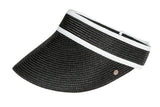 Chapman Womens Peak Hat In Black & White