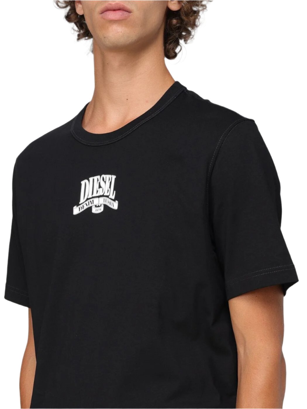 Diesel A150200Grai M - T-Adjust -K10 T-Shirt 9Xx Black