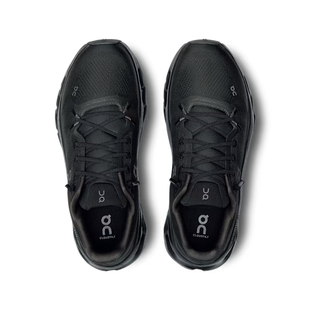 On Womens Cloudtilt Shoes In Eclipse Black