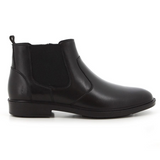 Hush Puppies Mens Isadore Leather Boots In Black
