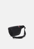 Karl Lagerfeld K Essential Striped Waist Bag In Black & Red
