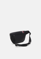 Karl Lagerfeld K Essential Striped Waist Bag In Black & Red