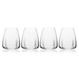 Stemless Glass Set Of 4-Tulip