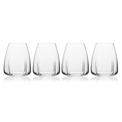 Stemless Glass Set Of 4-Tulip