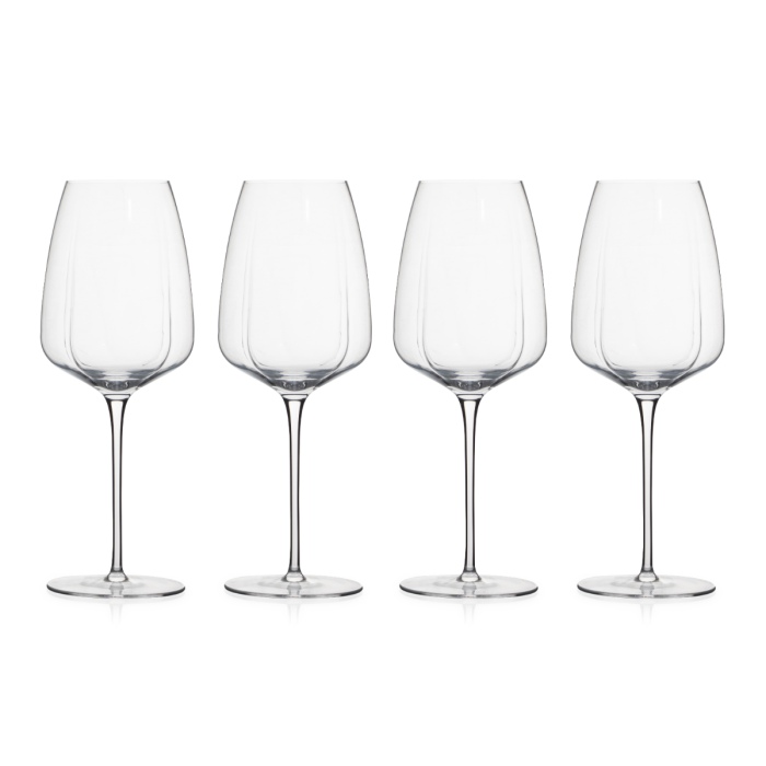 White Wine Glass Set Of 4-Tulip