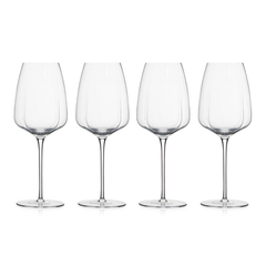 White Wine Glass Set Of 4-Tulip