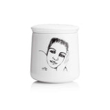 Cannister With Lid-Cover Girl