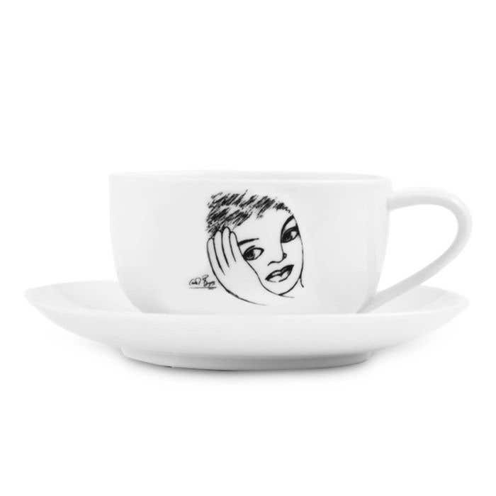 Carrol Boyes Cup And Saucer-Pillow Talk