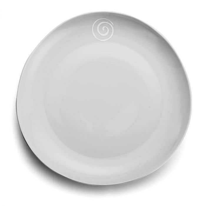 Carrol Boyes Low Bowl Swirl In White