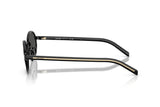 Prada Womens Round Sunglasses In Black