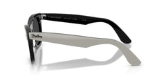 Ray-Ban Unisex Wayfarer Polarized Sunglasses In Black And Grey