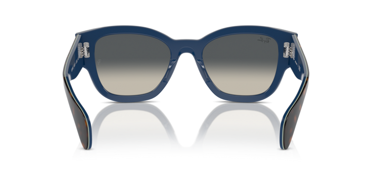 Ray Ban Jorge Unisex Sunglasses In Havanna Grey on Blue