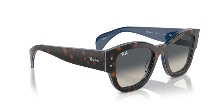 Ray Ban Jorge Unisex Sunglasses In Havanna Grey on Blue