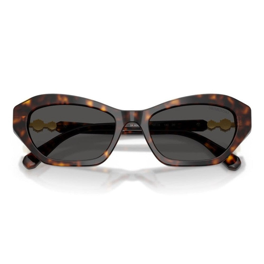Swarovski Womens Oculos Solar Sunglasses In Brown/Grey