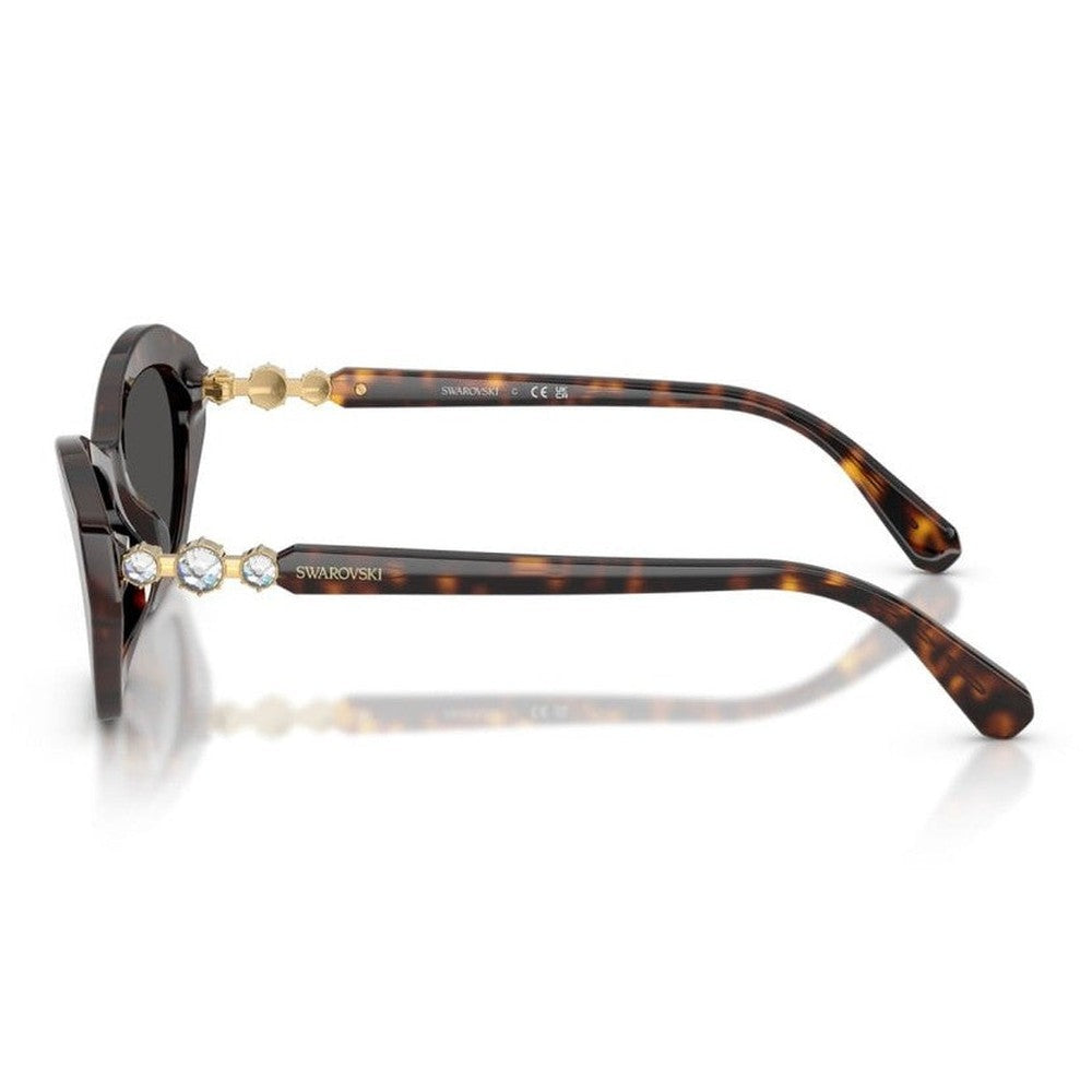 Swarovski Womens Oculos Solar Sunglasses In Brown/Grey