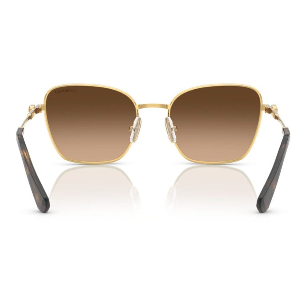 Swarovski Womens Sunglasses In Gold/Gradient Brown