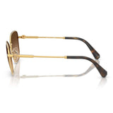 Swarovski Womens Sunglasses In Gold/Gradient Brown
