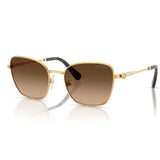 Swarovski Womens Sunglasses In Gold/Gradient Brown
